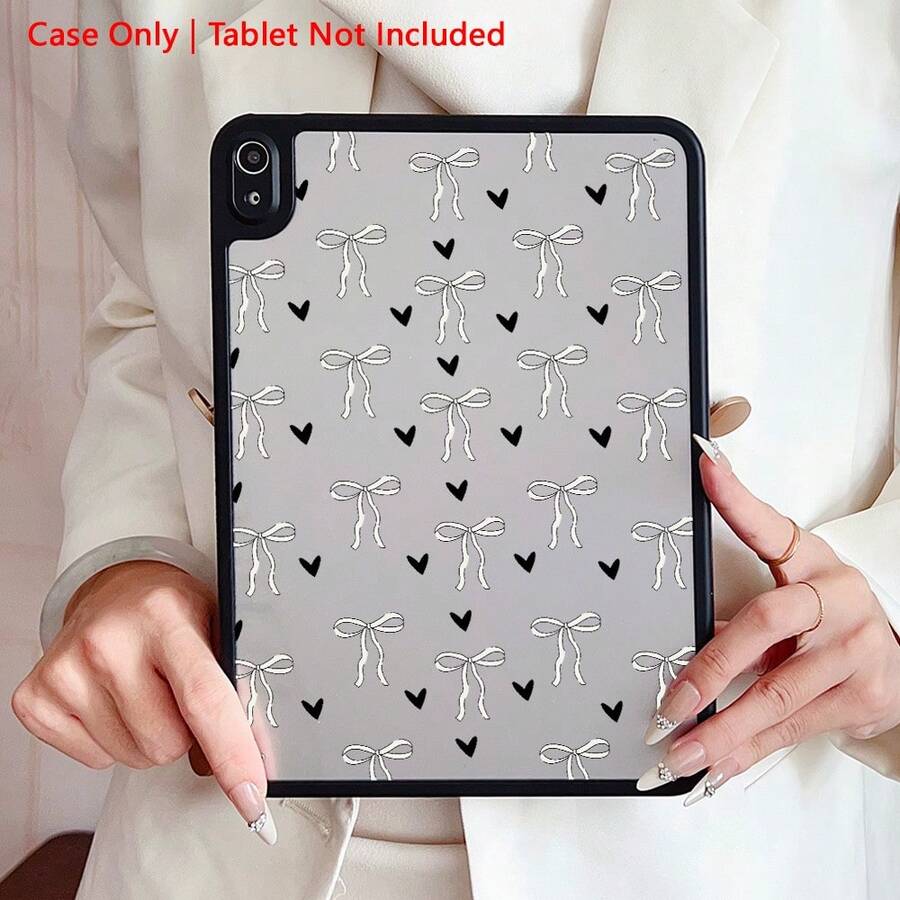 甜美蝴蝶结图案保护套 - 可爱风格爱好者和时尚达人的理想之选,时尚主题平板电脑配件,保护套兼容 iPad Pro (M5)/iPad Air (M3)/iPad 11 英寸 (A16) 10.9/10.2/Air 第五代/Pro 11/第十代/9.7/Air 2/iPad (第七代)/iPad (第八代)/iPad Air 4/5/iPad Pro 11/iPad 第十代 10.9 英寸 2022/iPad Air 13 (M3 2025)/iPad Air 11 (M3 2025)/iPad Air 11 (M3 2025)/iPad 11 (A16 2025) - 彩色 - 查看 1