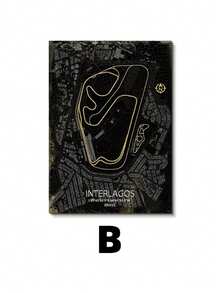 1pc Nurburgring Race Track Map Design Area Rug, Rectangle Polyester Knit Fabric Carpet, Fade Resistant Bedroom And Living Room Decor, Indoor Use