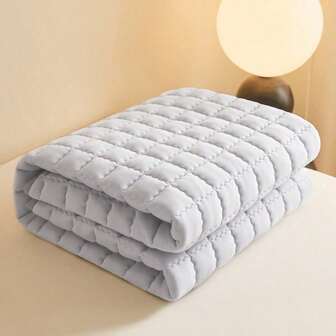 1 件防水防尿绗缝床垫保护套，薄款，适用于卧室、酒店、医院、宿舍、养老院，面料重量 90gsm