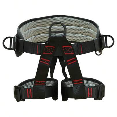 Imbracatura di , imbracatura da arrampicata, cintura di regolabile, imbracatura in vita per arrampicata su alberi, attrezzatura di soccorso