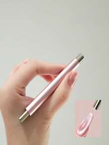 1 件 3D 圆形钢球磁铁美甲猫眼图案设计工具，粉色圆形钢球磁铁 3D 猫眼设计适合女性美甲沙龙和家庭美甲、美甲用品、沙龙美甲工具 - 彩色 - 查看 11