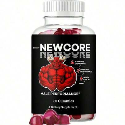 Selling Fast!Newcore Gummies For Men – Apple Flavor Daily Vitamin Gummies – 60 Count (Pack Of 1). Women's Health.
