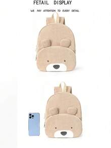 Mochila casual bordada personalizada, Mochila de lazer de grande capacidade, Mochila de desenho animado de animal, Mochila escolar de estudante, Mochila popular de urso fofo, Mochila de estudante de veludo, Mochila de lazer de grande capacidade, Mochila de pelúcia de desenho animado de grande capacidade, Mochila de lazer da moda, Mochila casual personalizada de veludo da moda, Mochila de urso fofo de grande capacidade