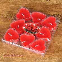 9pcs/50pcs Heart-Shaped Scented Candles, Suitable For Proposal, Mother's Day, Valentine's Day, Birthday, Autumn/Winter, Various Festivals, Anniversary, Friend Gifts. Natural Wax, Unscented Mini Candles, Romantic Proposal Birthday Home Decor, Also Suitable For Valentine's Day, Proposal, Romantic Dinner, Wedding, Mother's Day Gift, Valentine's Day Decoration - Multicolor - View 16
