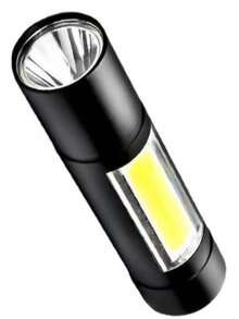 Linterna de mano recargable portátil de alta potencia LI161 linterna de mano recargable portátil alta potencia modelo LI161 batería recargable por USB luz potente y estable zoom regulable modos varios impermeable y resistente ideal para actividades outdoor trabajo nocturno y emergencias diseño compacto y duradero autonomía amplia para uso prolongado - Negro - Ver 3