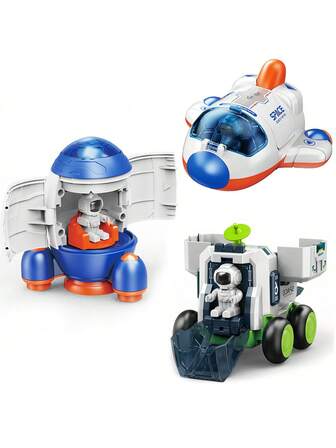 Transforming Toy Astronaut Spacecraft Rocket Exploration Vehicle - Gift For Boys On Christmas, Thanksgiving, New Year,Back To School