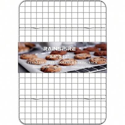 Cooling Rack Stainless Steel, Heavy Duty Cooling Racks For Cooking And Baking, Oven  Wire Rack For Cooking, Baking Rack For Oven Cooking Fits Quarter Sheet Pan (1, 8.5" X 12")