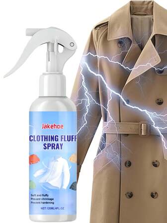 这款防皱防静电喷雾能快速去除衣物上的褶皱，令衣物焕然一新。可用于衣物、窗帘、床单等，快速去除静电。适合家庭使用、旅行或临时衣物整理。礼品装防静电喷雾，适用于衣物、纺织品，100毫升。