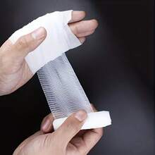 1/10/20 件弹性绷带卷 - 透气可拉伸白色弹性绷带，适用于手指、手腕、脚踝和腿部 - 灵活设计，提供支撑和保护，腕部弹性绷带，腕部支撑，灵活绷带，安全贴合包裹