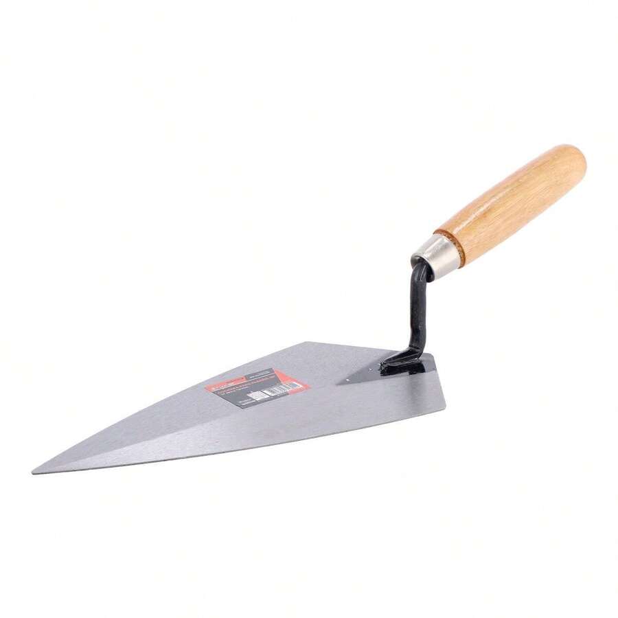 Cuchara para Albañil (Paleta) FUMETAX 10 Pulgadas | Acero Inoxidable para Cemento, Mortero, Yeso | Construcción y Bricolaje - Naranja - Ver 1