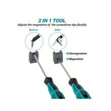 Juego de destornilladores Herramientas magnéticas de 10 piezas - Azul - Ver 3