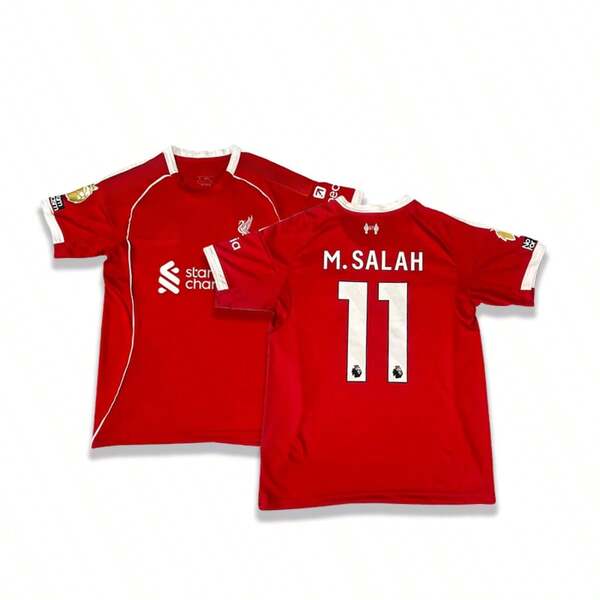 2025-26 Season Liverpool Football Kit Home Jersey #11 M.SALAH #7 VIRGIL Adult Football Top The Perfect Gift Choice