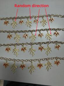 1 Pieza Collar de hoja de arce con gema naranja de diseño único y exquisito, de estilo dorado y sencillo, versátil para uso diario, regalo ideal para fiestas, joyería para mujer