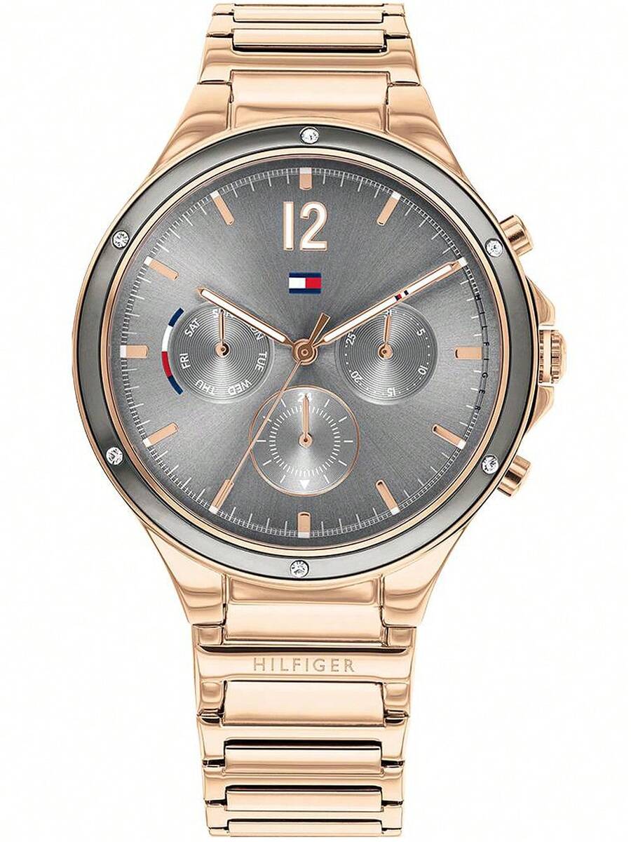 Đồng hồ thạch anh analog Tommy Hilfiger dành cho nữ với dây đeo bằng thép không gỉ 1782277 - Một cỡ - Xem 1