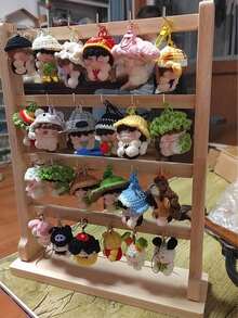 1 pezzo Supporto espositore in legno per gioielli, per bracciali, orecchini, portachiavi, collane