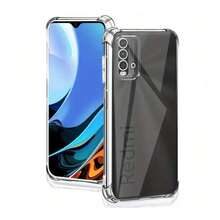 Transparent Anti-Fall Cushion Phone Case, Suitable For Redmi Phones, Transparent Anti-Fall Phone Case, Phone Protective Cover, Phone Case, Phone Holder, Anti-Fall Phone Case, Transparent Phone Case, Minimalist Phone Case, Solid Color Phone Case, Transparent Phone Case, TPU Anti-Fall Phone Case, Slim Phone Case - Clear - View 5