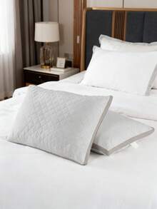 Lovella Paris ClimaComfort Pillow Grey/Gold | 50x70 Cm | Ultimate Sleep Comfort 1pc - White - View 1