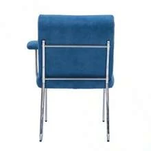 Kontorsstol med integrerad kattbädd - Husdjursvänlig stol, reptåligt material, bred sits, utbytbara armstöd, människovänlig design, kattbädd i ryggstödet, fåtölj - Kungsblått - Visa 10