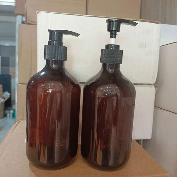 2pcs Large Capacity Soap Dispenser, Countertop Lotion Pump Bottle, Bathroom Liquid Soap Dispenser, Refillable Empty Bottle, Suitable For Shampoo, Body Wash, Conditioner, Bathroom Accessories