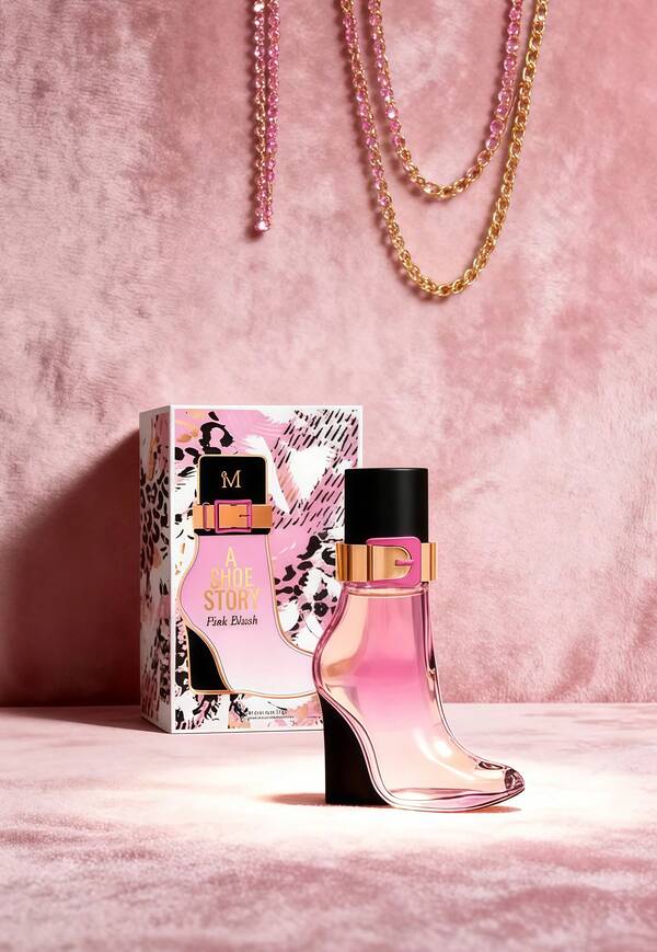 Lattafa A SHOE STORY-PINK BLUSH-EAU DE PERFUM-100ML- Perfume clásico para mujer - Fragancia floral suave y duradera, ideal para uso diario