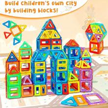 DIY Magnetic Building Blocks, Large STEM Construction Toy Set, Educational Magnet Toys For Learning, Assorted Colors For Birthday Gifts. For Winter - Multicolor - View 6