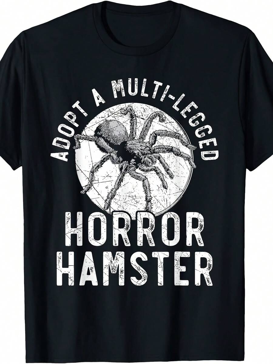 Adopt A Multi-Legged Horror Hamster Tarantula Spider T-Shirt - Style 6 - View 1