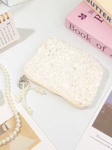 1 件可爱亮片蝴蝶零钱包，带蝴蝶结吊坠，Coquette Bling Bling 迷你防水零钱包，钱包可爱少女迷你钱包 - 彩色 - 查看 8