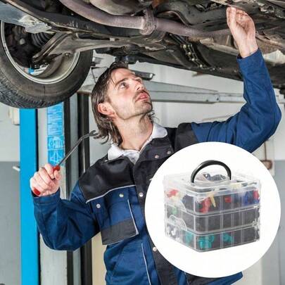 925-Piece Car Trim & Fastener Set With 5 Removal Tools  26 Sizes Universal Auto Clips For Door Panels, Bumpers, Fenders & Splash Shields Durable Nylon Retainers Kit