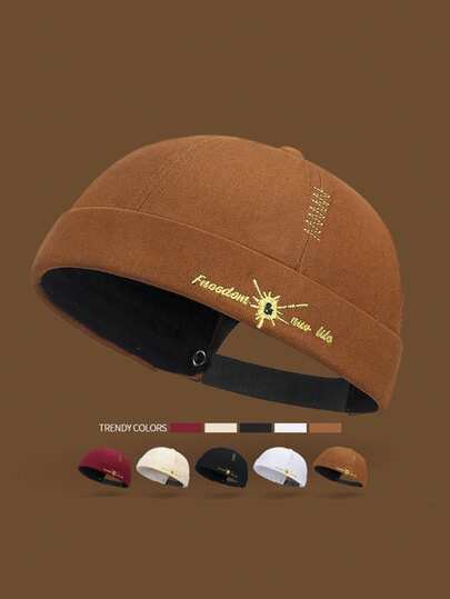 1 件男女通用字母刺绣嘻哈帽，百搭街头帽