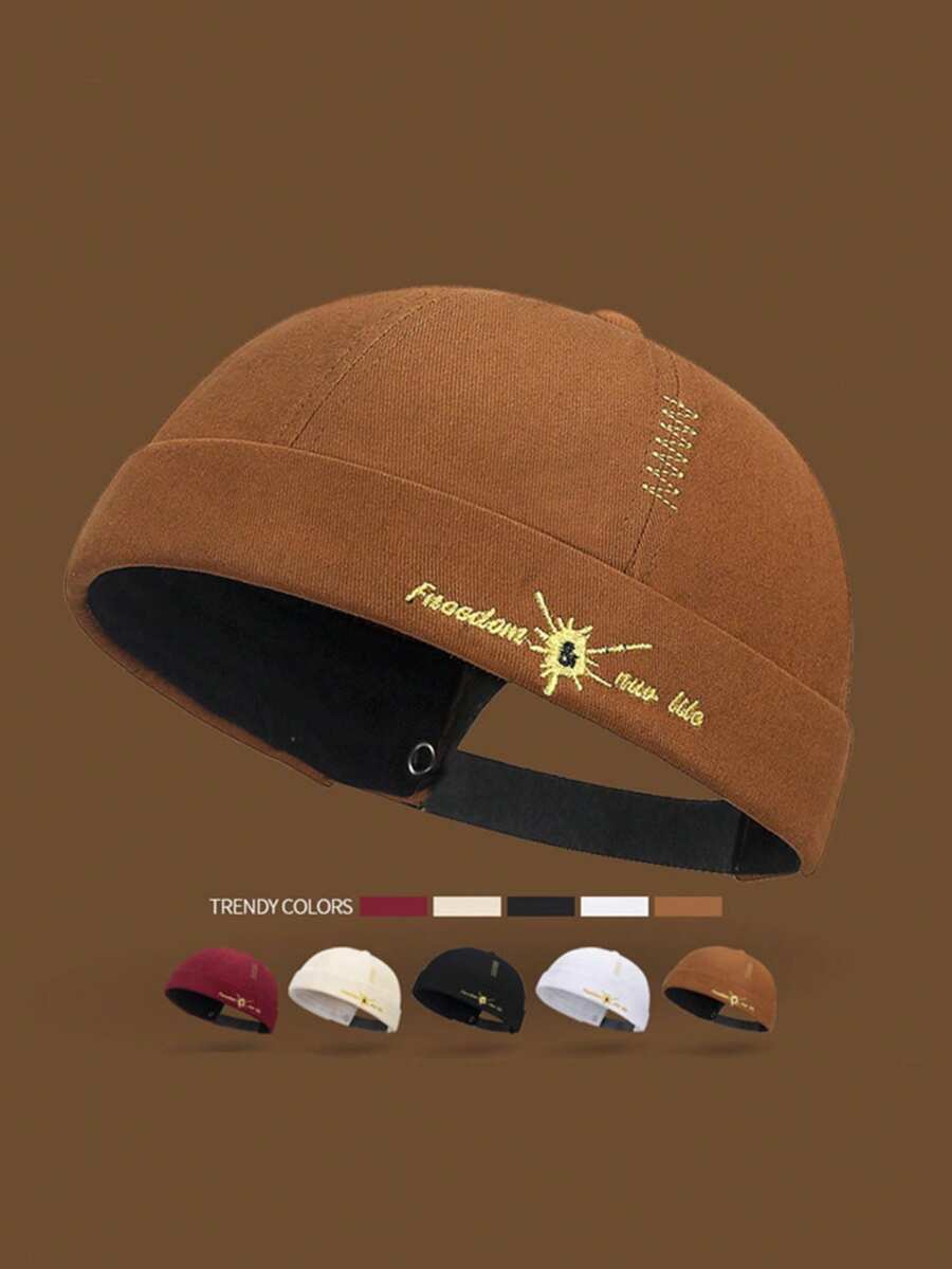 1 件男女通用字母刺绣嘻哈帽，百搭街头帽 - A - 查看 1