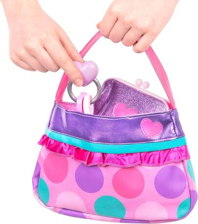 Play Circle – Set de Maquillaje y Belleza – Vestir Accesorios de Moda – El Juego de aparentar – Juguetes para niñas – A Partir de 3 años – Princess Purse Set