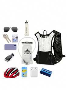 男女通用跑步水袋背心背包，轻便水袋背包，适合户外骑行、徒步、越野跑、马拉松等运动