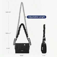 Telena Crossbody Bags For Women Cross Body Purse With Guitar Strap Lightweight Puffer Shoulder Bag For Travel(Z-Blackberry Bobo - Flower Series) - Type1 - 查看 7