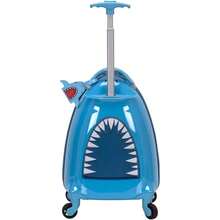 Rockland Jr. My First veliz giratoria de policarbonato My First Luggage veliz rigida de policarbonato - Tiburón - Ver 5