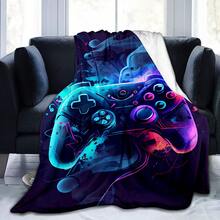 GEL HUT MUN 1 chiếc chăn nỉ in kỹ thuật số, chăn phủ ghế sofa, xe hơi, giường, mềm mại và sang trọng, thích hợp cho phòng khách, phòng ngủ, trang trí Giáng sinh, quà tặng Giáng sinh cho bạn trai - Nhiều màu - Xem 10