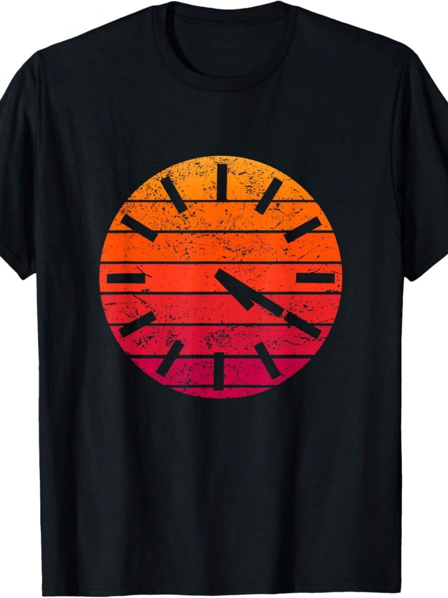 4_20 Clock Vintage 420 Retro Cannabis Subtle T-Shirt - màu đen - Xem 1
