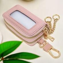 OBCREATOR 双拉链钥匙钱包收纳包，带钥匙扣 - 坚固耐用，金色五金配件，适用于汽车钥匙、家居钥匙、办公钥匙 - 男女通用（黑色/，奢华收纳包），旅行配件，复古设计，结实搭扣，专业配件，钥匙扣，男女通用钥匙包，多功能收纳包，钱包，汽车钥匙包，男女通用钥匙包礼物，钥匙链 - 彩色 - 查看 15