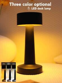 1pc Adjustable Table Lamp - Black - View 2