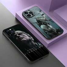 TGG Popular game Death Stranding 2 Phone Case Covercompatible with  16 16e 15 14 13 12 11 XS XR Plus Mini Pro Max Soft black Shockproof Cov,Covercompatible with  17 Hülle, 17 pro Hülle, 17 promax Hülle