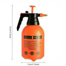 Rociador de gran capacidad - Regadera de jardín de mano con boquilla ajustable, adecuada para césped, flores, limpieza del hogar, plantas en macetas, verduras, ideal para jardineros y hogares, diseño de fácil agarre, a prueba de fugas, rociado de alta presión - Rojo - Ver 8