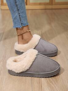 Women's Winter Casual Slippers, 4 Color Options, Comfortable Couple Indoor/Outdoor Slip-On Shoes, Lightweight & Warm, Multi-Color & Size Available