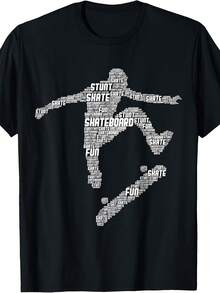 Skateboard Skater Skateboarder Kids Boys  T-Shirt - 款式25 - 查看 1