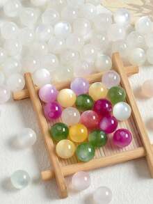 100 hạt nhựa tròn lấp lánh bầu trời đầy sao đổi màu cảm quang, vật dụng làm đồ trang sức tự làm - Bộ truyền động quang tốc độ biến thiên - 100 chiếc - Xem 4