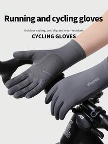 Luvas de Corrida de Inverno para Homens e Mulheres, Dedos Sensíveis para Tela de Toque Adequados para Clima Frio, Forros Finos e Isolados para Esqui, Neve, Caminhada, Direção, Acampamento, Ciclismo