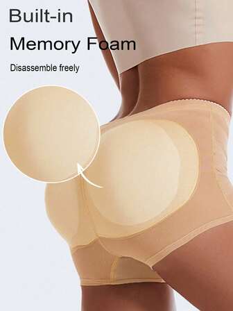 Butt Lifting Seamless Panties For Women, Natural Peach Butt Pad, Waist Slimming, Comfortable Breathable Shapewear Underwear