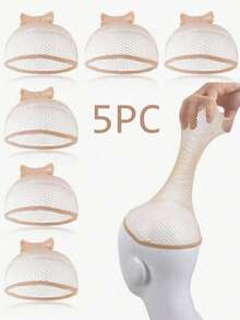 Stretchable Mesh Wig Caps – Soft & Breathable Elastic Net Cap For A Comfortable, Secure Wig Fit, Lightweight Hair Protector For Women - Black - View 22