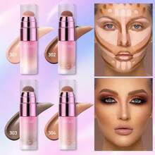 XICOATL Paleta de Correctores de Cobertura Completa de 4 Colores – Acabado Mate Natural & Resistente al Agua – Ideal para Camuflaje de Ojeras y Manchas, Duración Larga - Conjunto de 4 colores - Ver 8