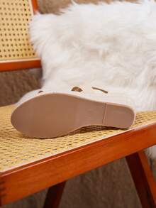 Sandal đế xuồng dệt kiểu La Mã dành cho nữ, thích hợp cho kỳ nghỉ. - Màu be - Xem 10