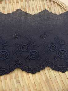 1 Yard Embroidered Lace Trim, 11cm Wide, For Curtains, Neckline, Cuffs, Wedding Dress DIY Sewing Supplies - Multicolor - View 9