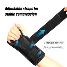 2PCS Wrist Brace For Carpal Tunnel - Night Sleep Support Splints For Right & Left Hand, Adjustable Compression Sleeve & Stabilizer For Men & Women - Multicolor - View 11
